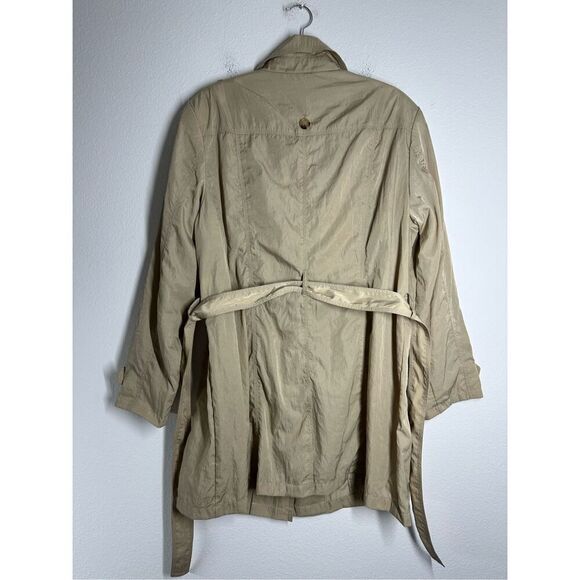 NWOT Barbara Lebek Beige Trench Coat Belted Size 20 UK/ 16 US - Picture 3 of 15